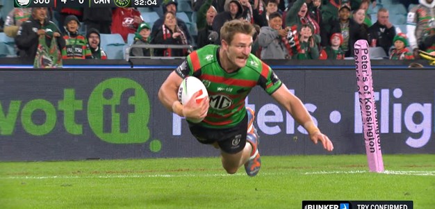 Cartwright gets his first NRL try