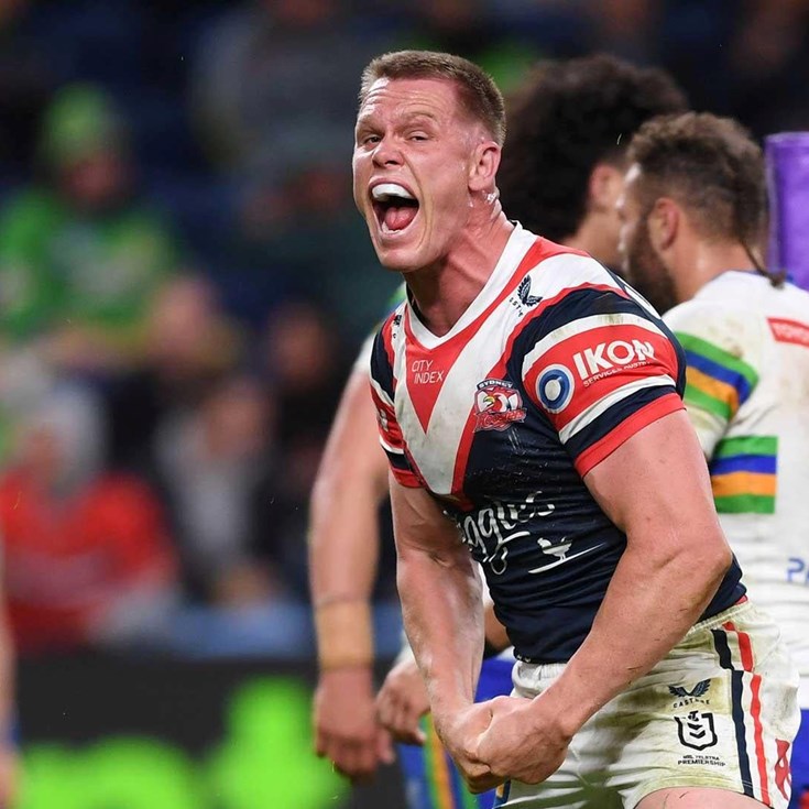 Collins gets his first Roosters try for the year