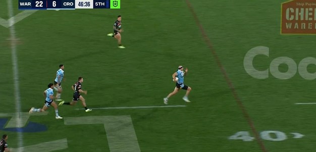 No luck for Sharks as unlikely runaway try brought back