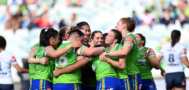 All the tries from the Raiders first NRLW win