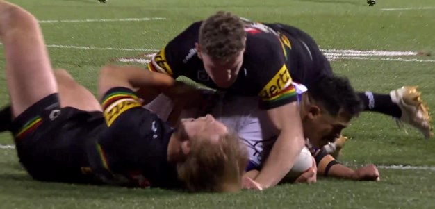 Young Tonumaipea with a Spectacular Try vs Penrith Panthers