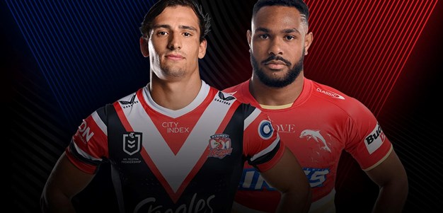Roosters v Dolphins: Round 24