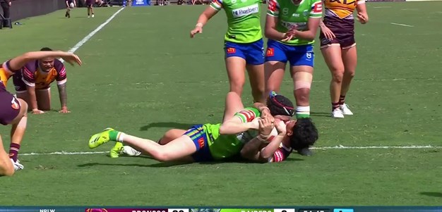Broughton saves a try