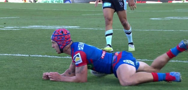 Kalyn Ponga has too much pace on the outside
