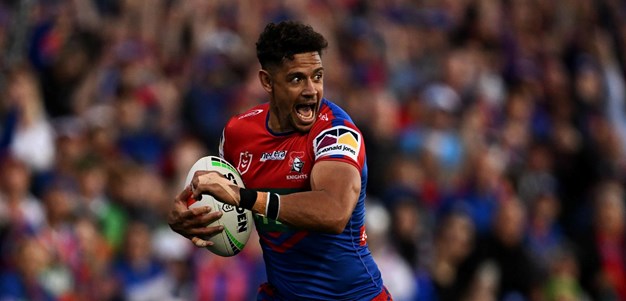 The Knights turn it on as Dane Gagai goes in