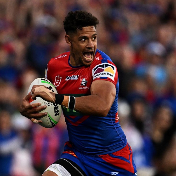 The Knights turn it on as Dane Gagai goes in