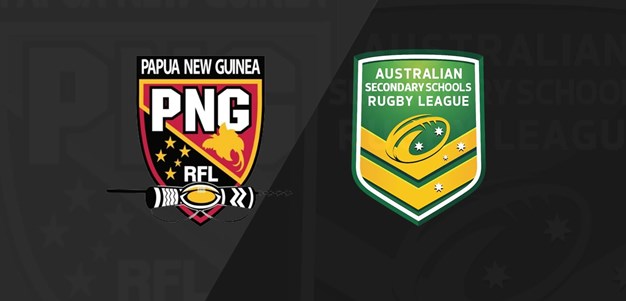 Full Match Replay: PNG Junior Kumuls v Australian Schoolboys