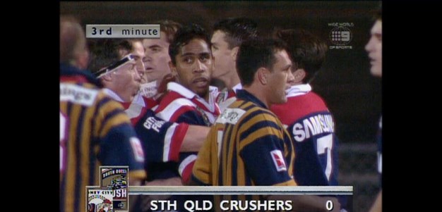 Crushers v Roosters - Round 12, 1997