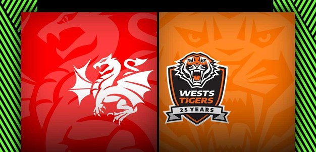 Dragons v Wests Tigers - Pre-season Challenge 2024, Round 2