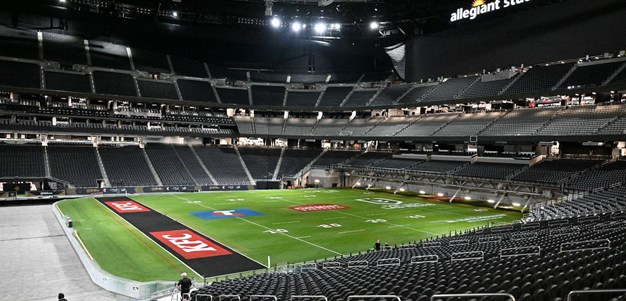 Watch the NRL Las Vegas field come to life