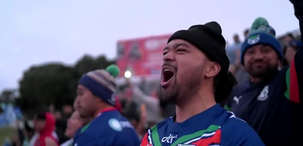 Sold out in Auckland and Warriors fans are loving it