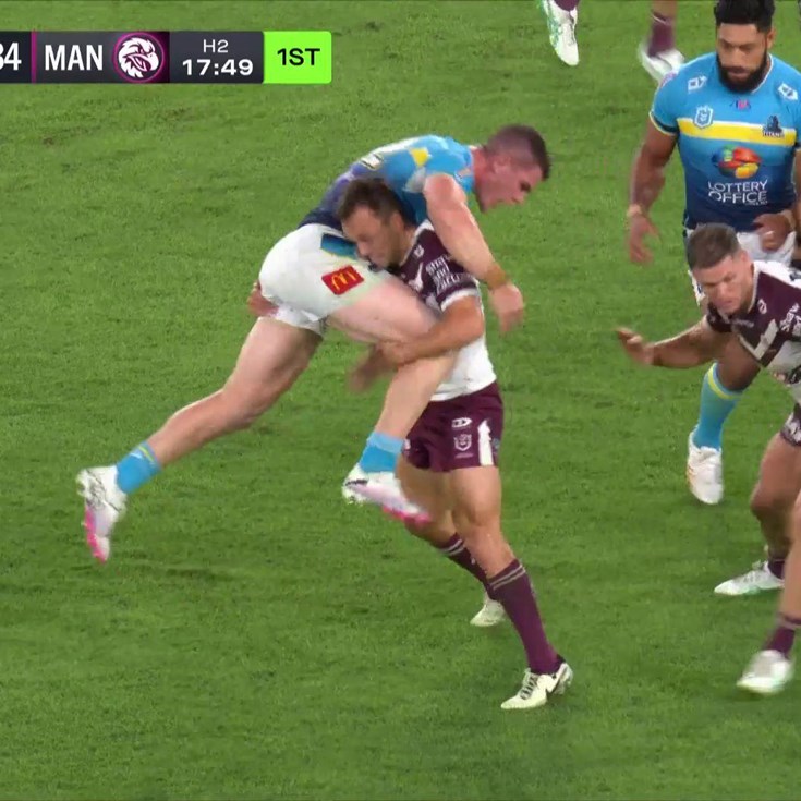 Big tackle from Brooks