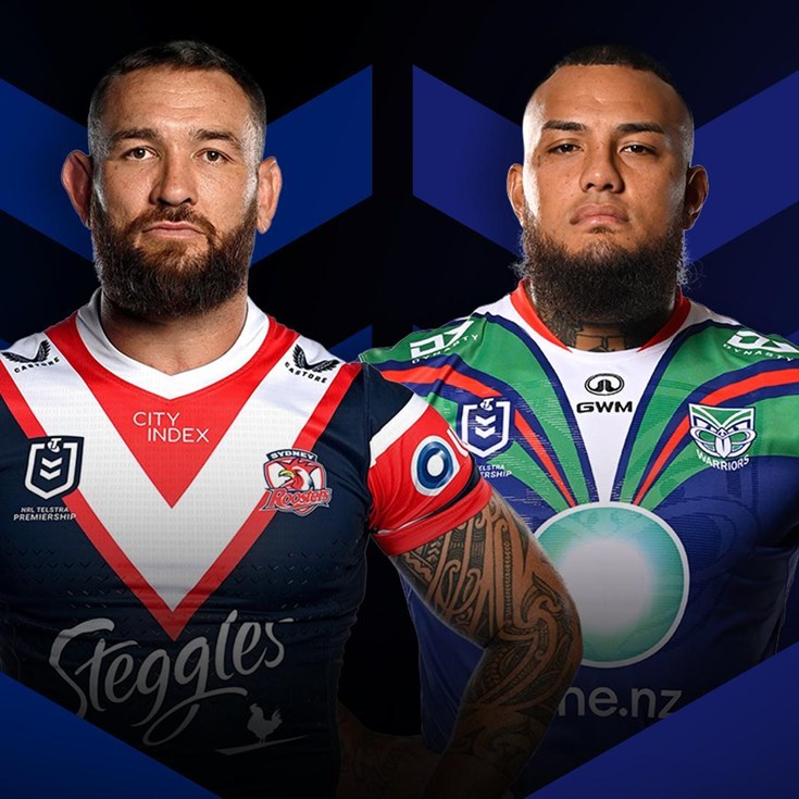 Roosters v Warriors: Round 10