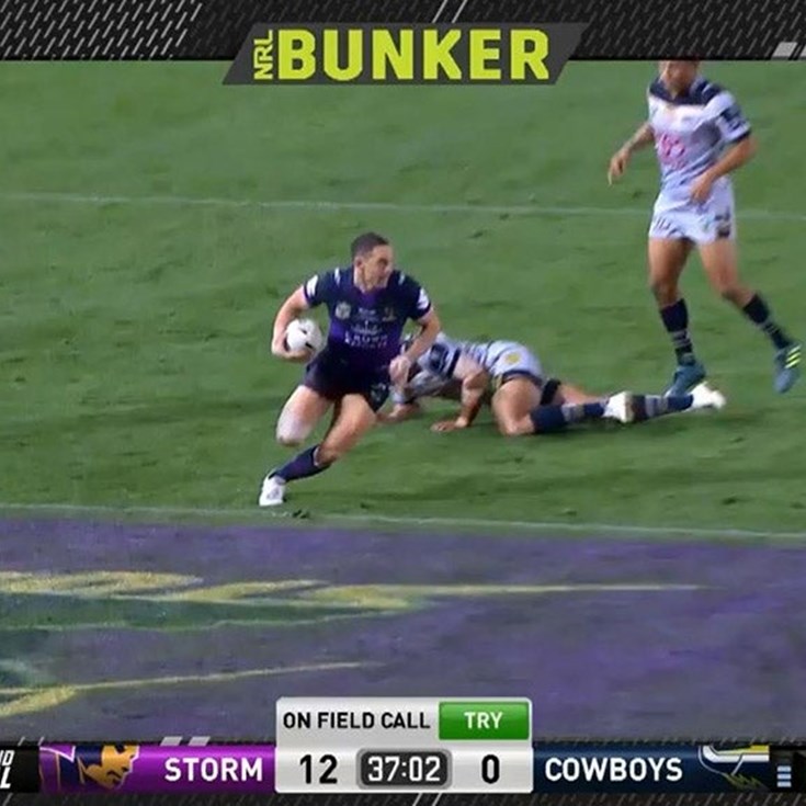 Grand Final: Storm v Cowboys - Try 38th minute - Billy Slater