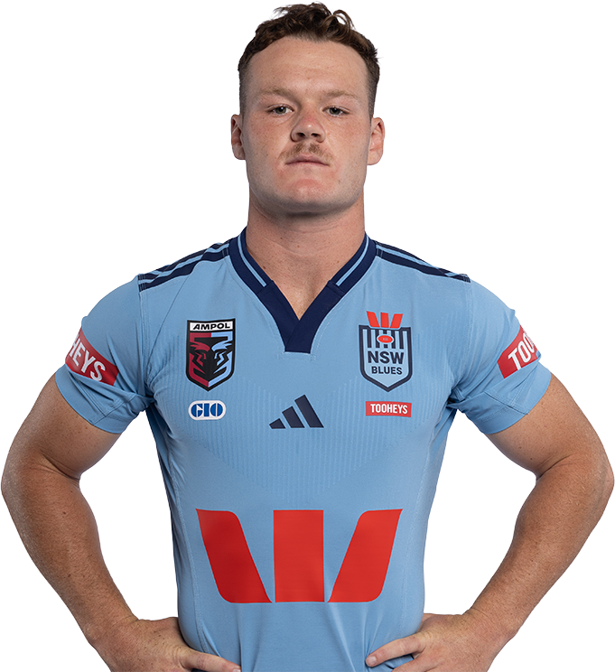 Weird Rugby Player Official Ampol State of Origin profile of Ethan Strange for New South ...