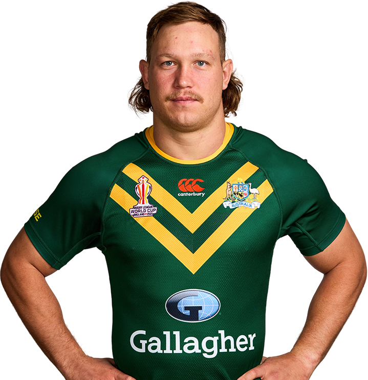Official Rugby League World Cup profile of Reuben Cotter for Australia ...