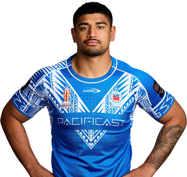 Oregon Rugby Official Rugby League World Cup profile of Oregon Kaufusi for Samoa ...