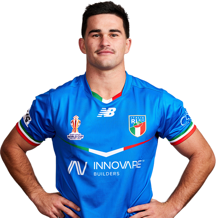 Danny Atkinson Official Rugby League World Cup profile of Daniel Atkinson for Italy ...
