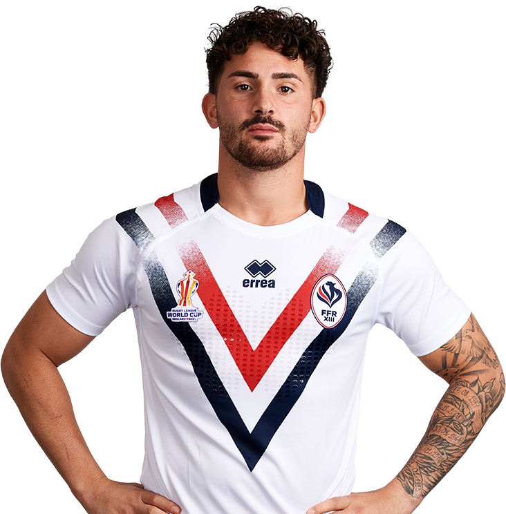 Official Rugby League World Cup profile of Arthur Romano for France ...