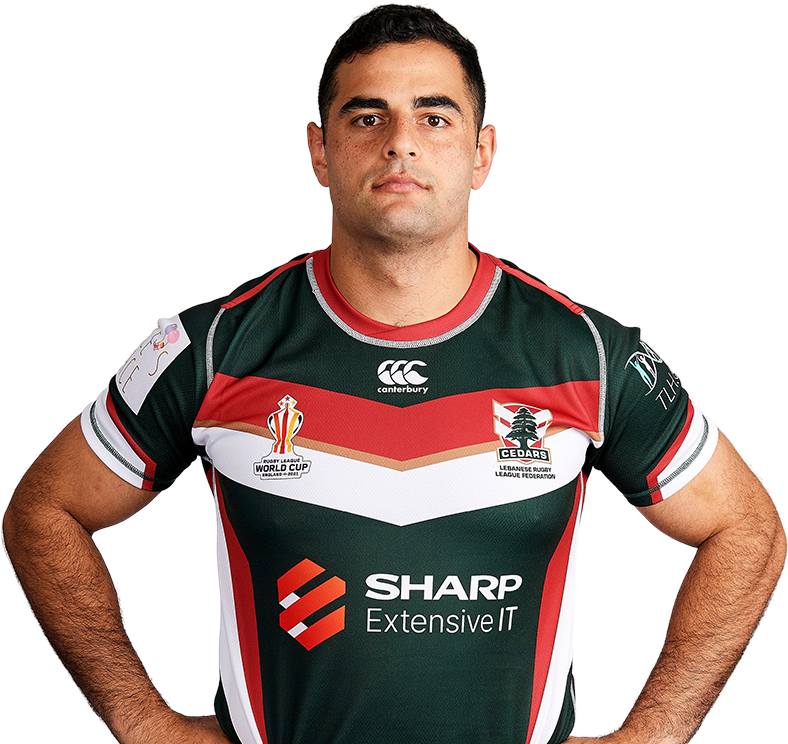 Official Rugby League World Cup profile of Joshua Maree for Lebanon ...