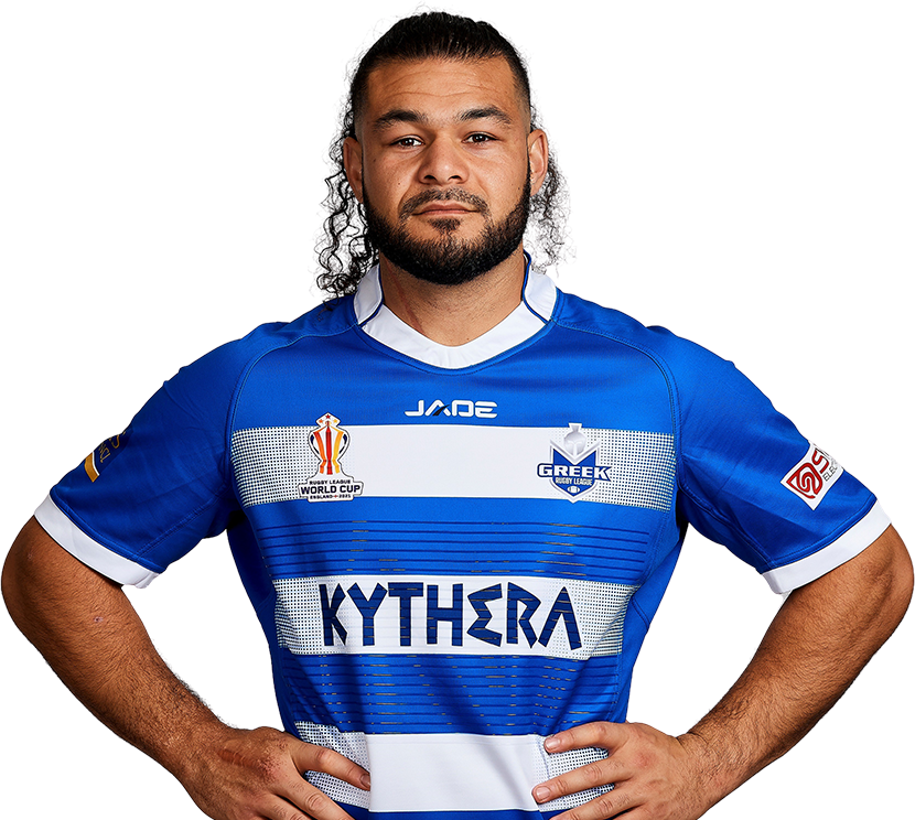 Rob Tanielu Official Rugby League World Cup profile of Robert Tuliatu for Greece ...