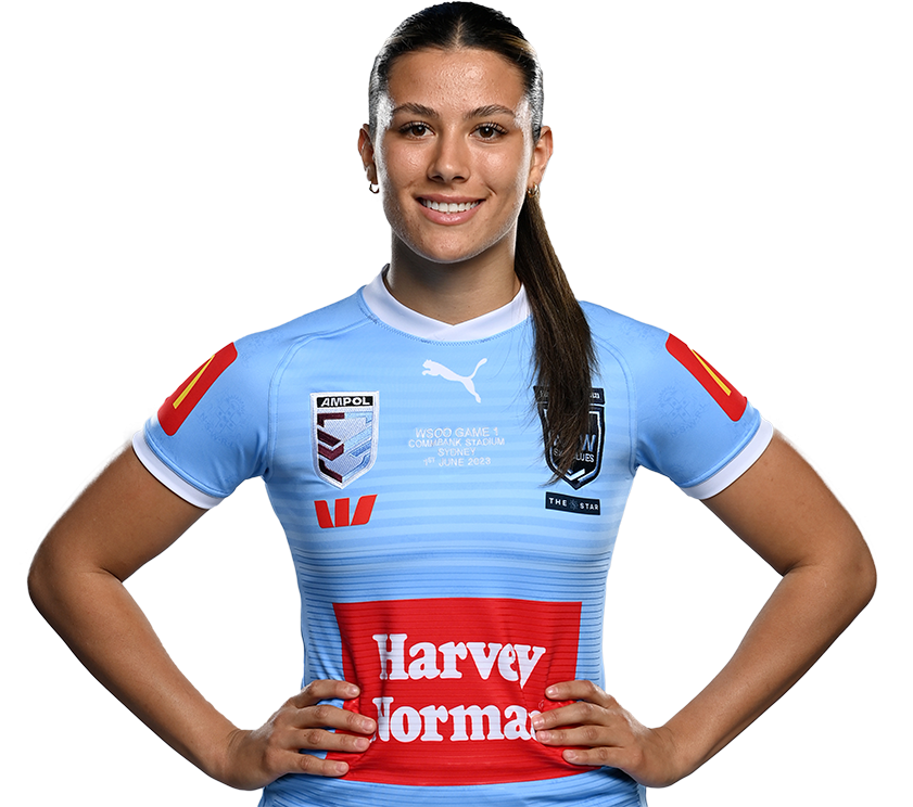 Official Ampol Women’s State of Origin profile of Shaylee Bent for New ...