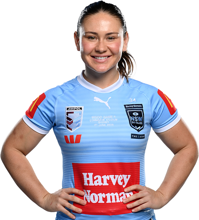 Official Ampol Women’s State of Origin profile of Keeley Davis for New ...