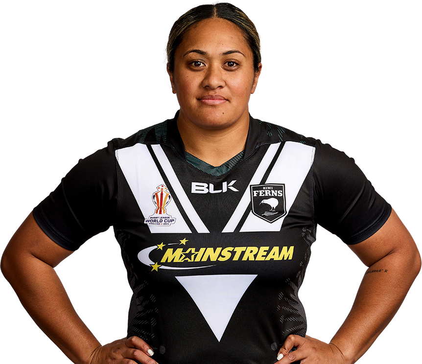 Terry Crystal Rugby Official Women's Rugby League World Cup profile of Crystal Tamarua for ...