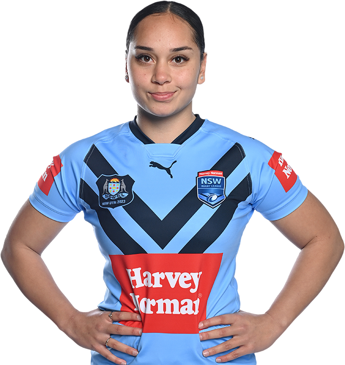 Official Women's State of Origin U19s profile of Latisha Smythe for NSW ...
