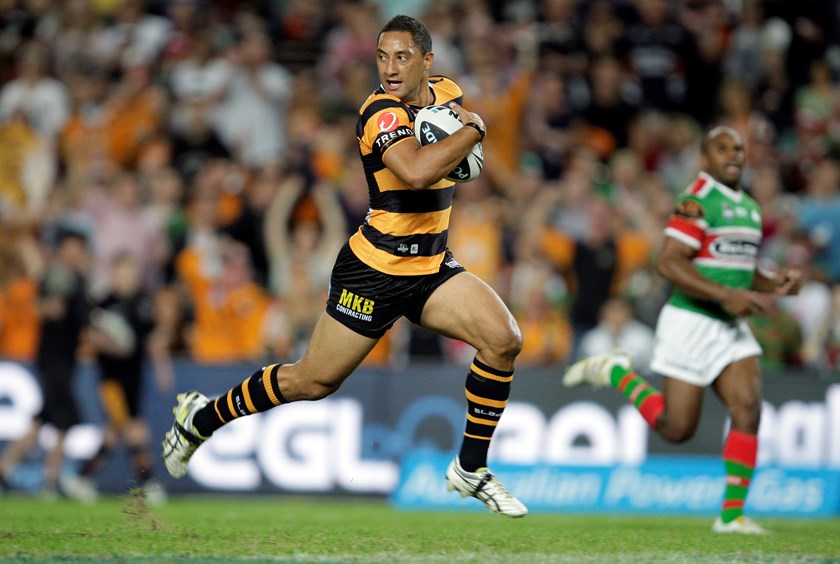 Benji Marshall sparks the Tigers during the 2011 season.