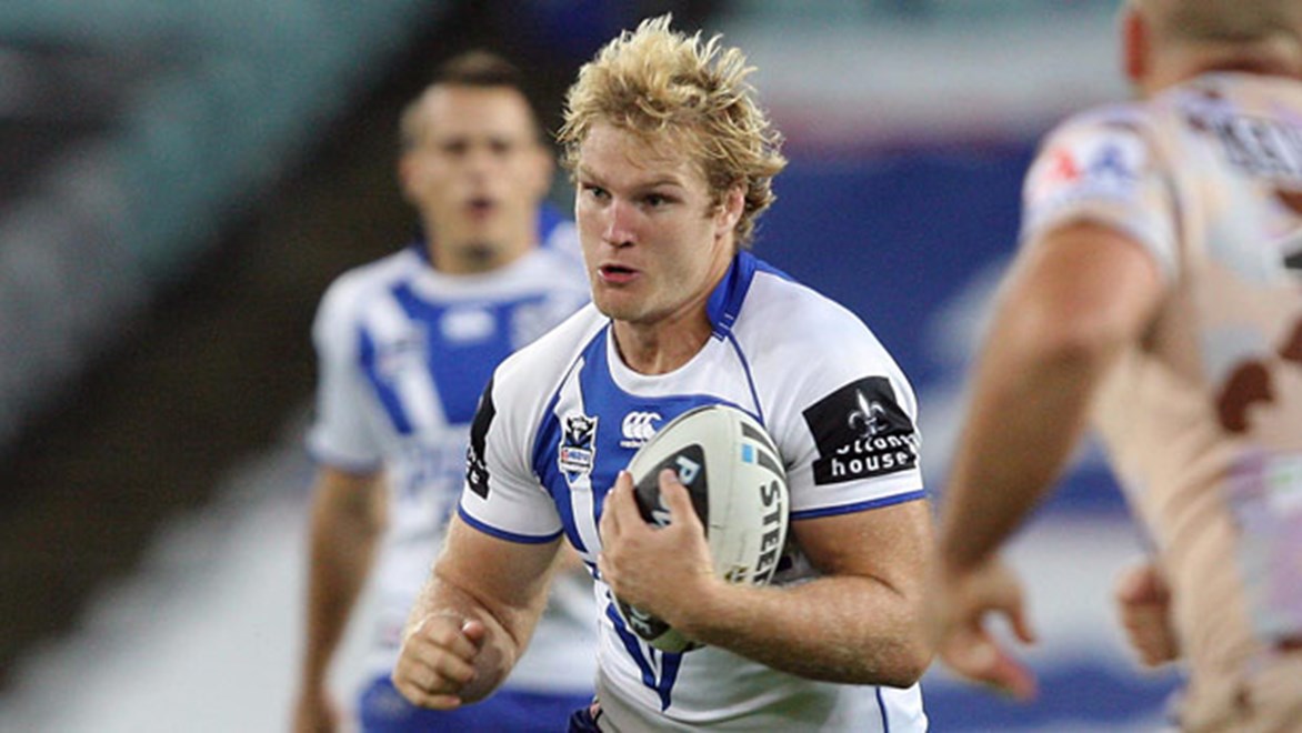 Bulldogs prop Aiden Tolman hopes 2013 is the year he gets to make the step up to State of Origin – but first he has to get the better of fellow Blues aspirant Aaron Woods on Friday night.