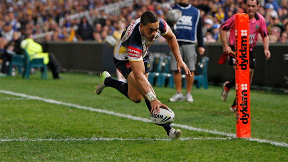 Antonio Winterstein scored a crucial try for the Cowboys.