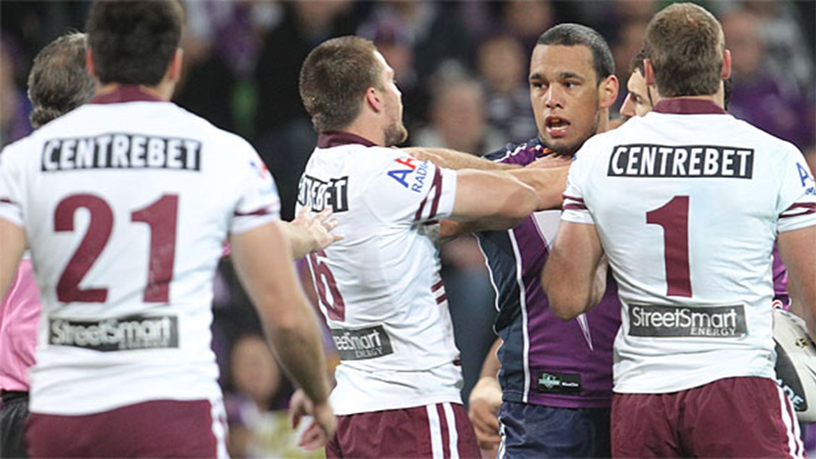Manly v Melbourne Storm encounters always have some added heat.