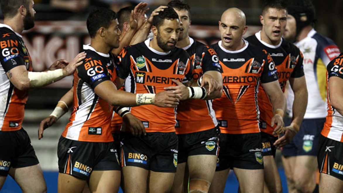 Wests Tigers grab an upset win over North Queensland at Leichhardt.