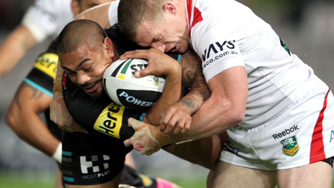 The Panthers defeated the Dragons 19-0 at WIN Jubilee Oval.