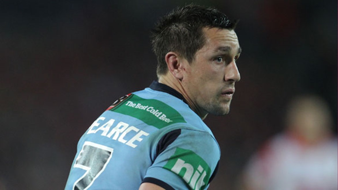 Mitchell Pearce says Roosters teammate James Maloney has excellent communication skills and is also patient dealing with ‘arm-wrestle footy’ – making him ideally suited to the Origin arena.