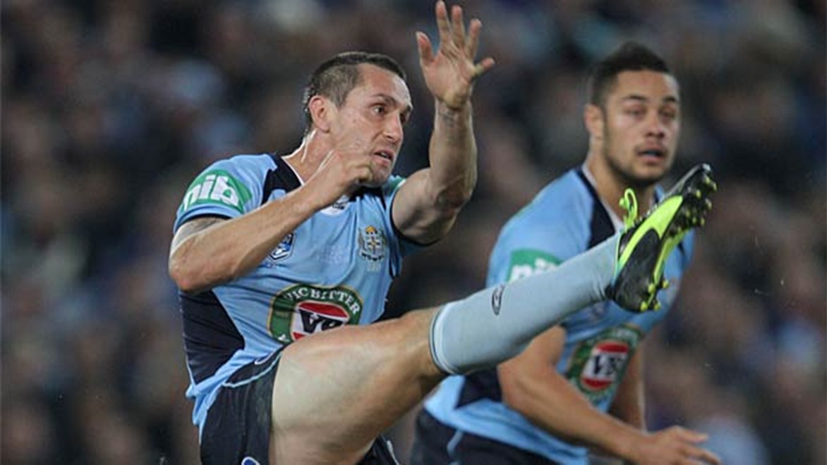 Mitchell Pearce used the high bomb with success in Origin I