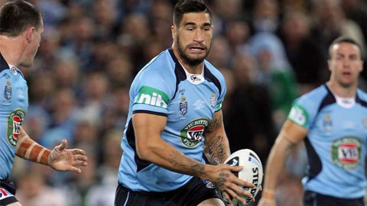 James Tamou is ineligible to play for the Blues in Origin II
