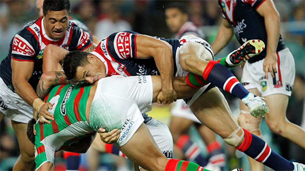 Both the Roosters and Rabbitohs will be out to get each other in this Friday night blockbuster