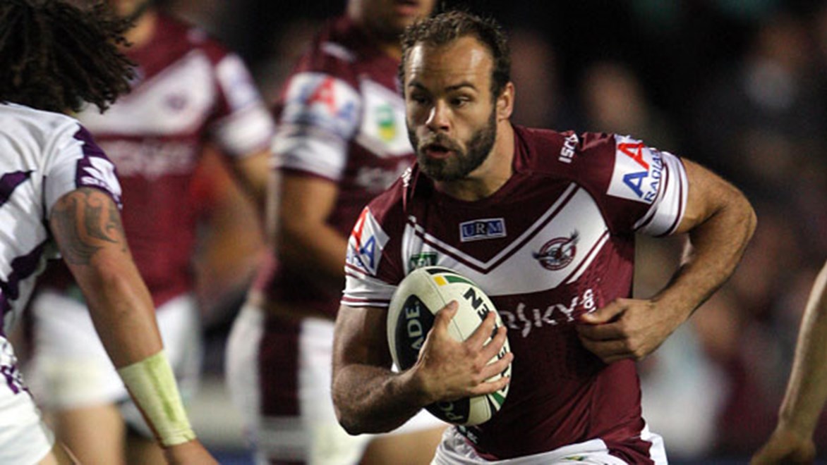 Manly's Brett Stewart is a renowned try 'sneak' whose ability to turn a game will be vital if Manly are to go all the way in 2013.