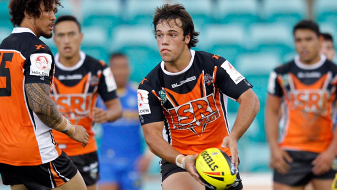 Tigers halfback Luke Brooks' battle with Raiders opposite Mitch Cornish will be one to savour.