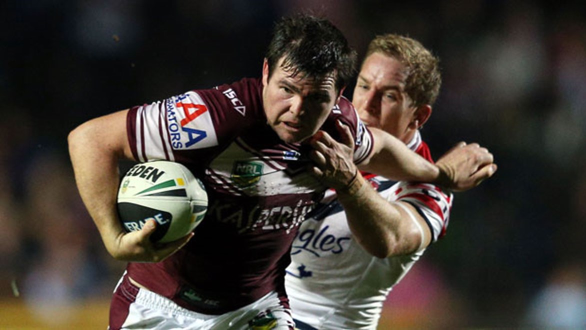 Manly's devastating right-side pairing Jamie Lyon and David Williams are each scoring tries in 2013 at a rate exceeding their career average before this season.