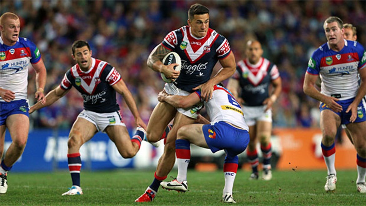 Sonny Bill Williams is at his best with the ball in his hands, but the Roosters must provide more help