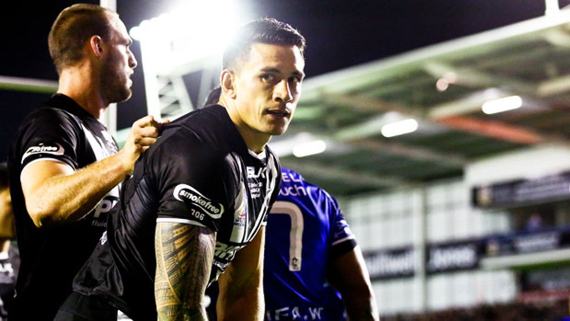 Sonny Bill Williams is only human, as he made crystal clear in New Zealand's win over Samoa.