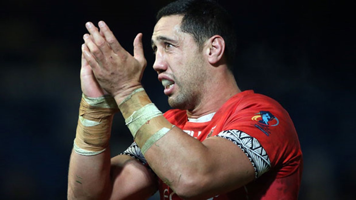 Brent Kite's Tongan side finished their World Cup campaign on a high with a win over Italy.