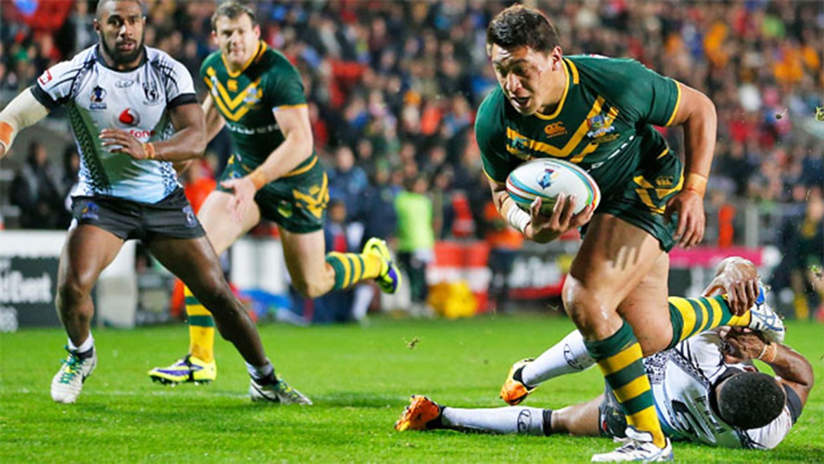Kangaroos rookie Josh Papalii says the World Cup has changed him, both on and off the field.
