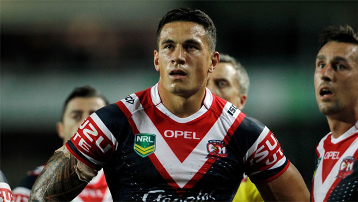 Sonny Bill Williams faces a three-week ban for his shoulder charge on George Burgess. Copyright: Renee McKay/NRL Photos.
