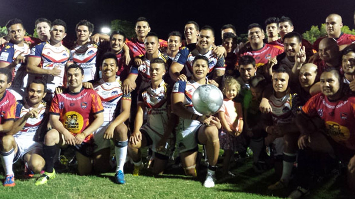 Was a Philippines-Latin Heat game a major step for rugby league internationally?