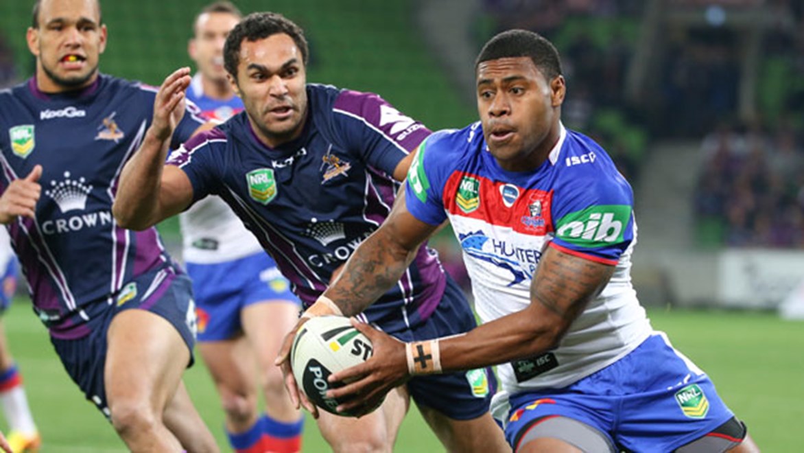 Panthers new recruit Kevin Naiqama has played just 15 NRL games but is hoping to nail a first grade spot in 2014.