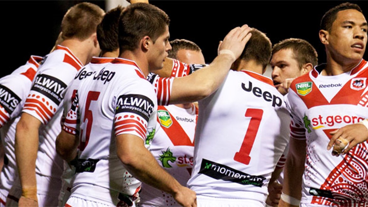 The Dragons kicked off their pre-season campaign with a 60-16 thrashing of a combined Mudgee/Illawarra outfit. Copyright: Grant Trouville/NRL Photos.